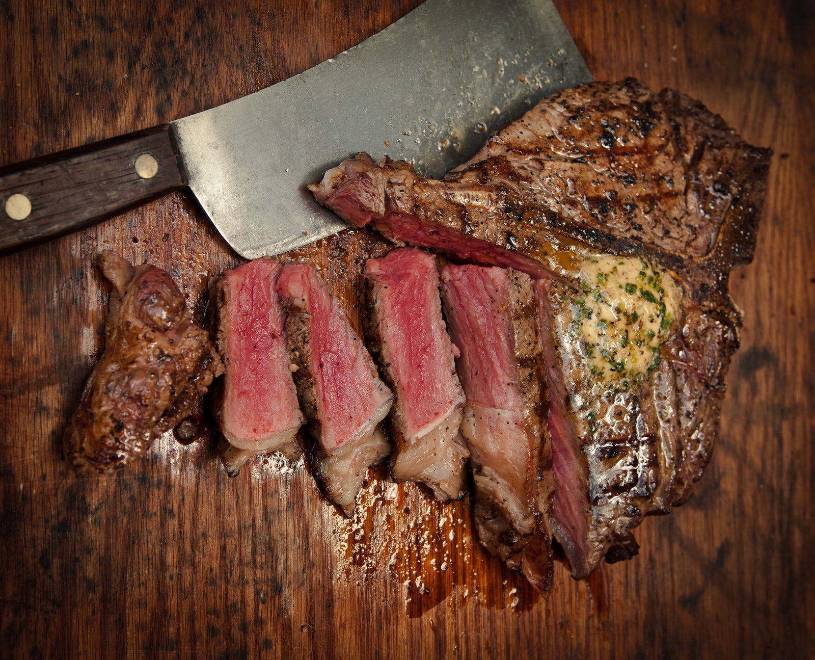 Grilled T-Bone with Santa Fe Pepper Butter