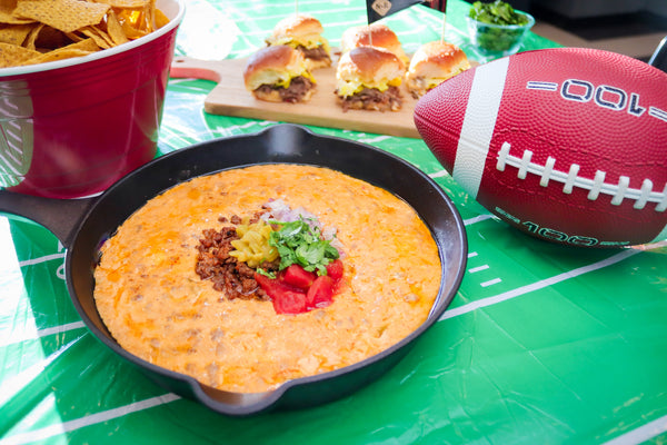 Hatch Green Chile Beef & Beer Queso