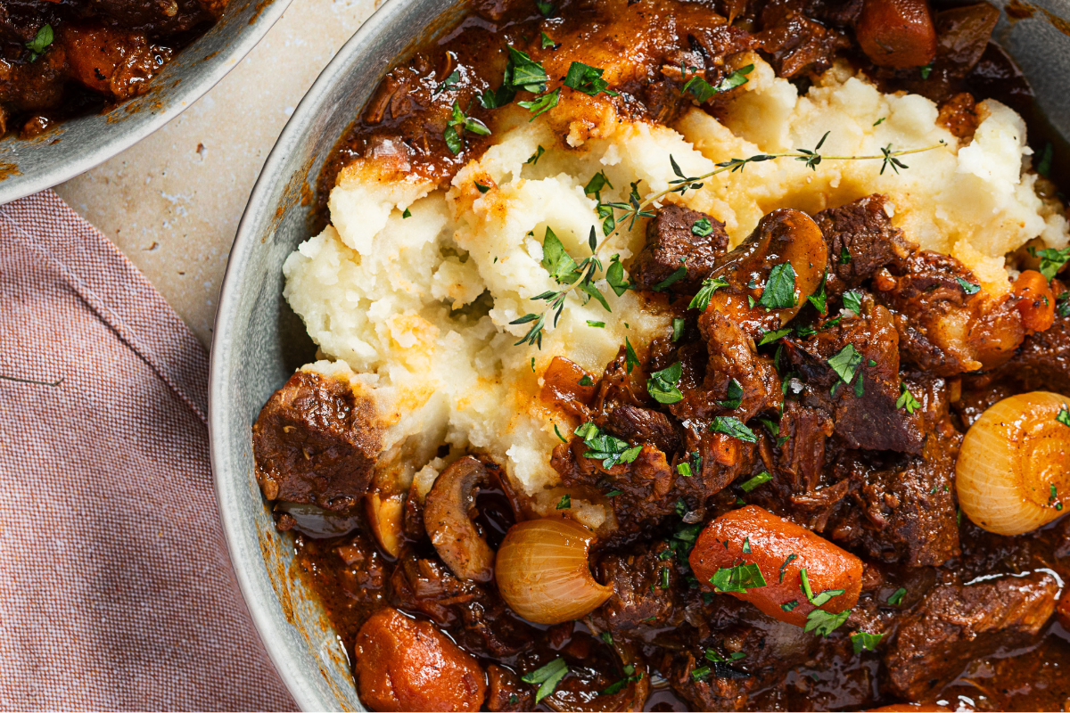 
                Beef Bourguignon
              