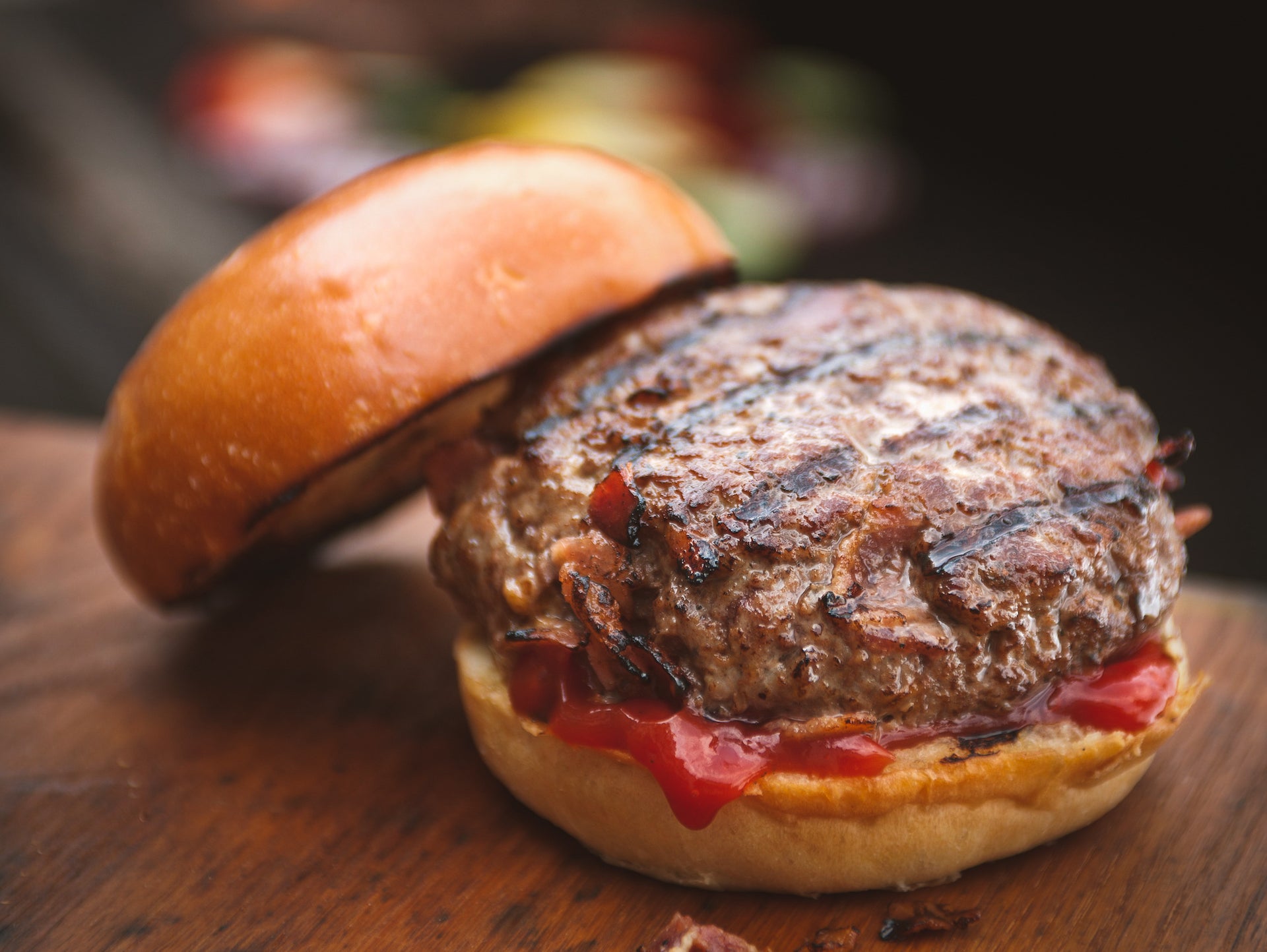 Grilled Kobe Beef Burgers