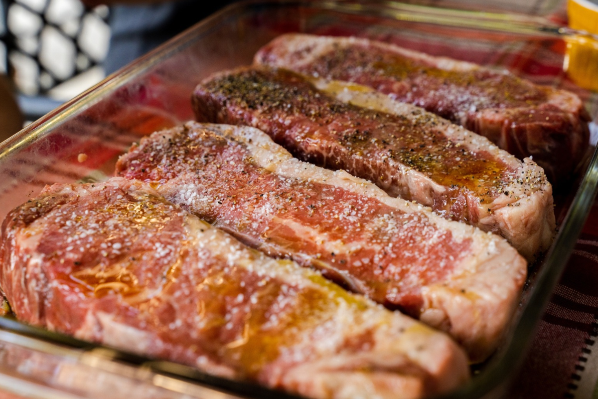 
                Grilled Texas Strip Steak
              