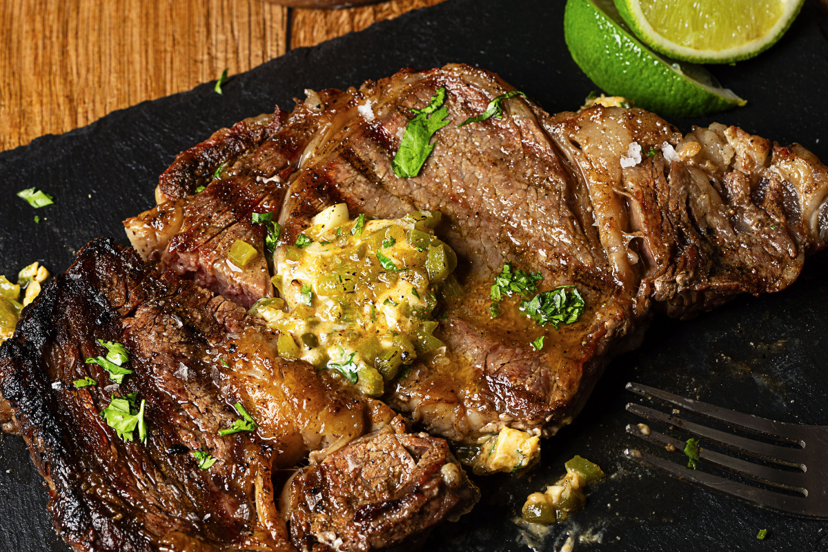 
                Hatch Chile Butter Ribeye
              