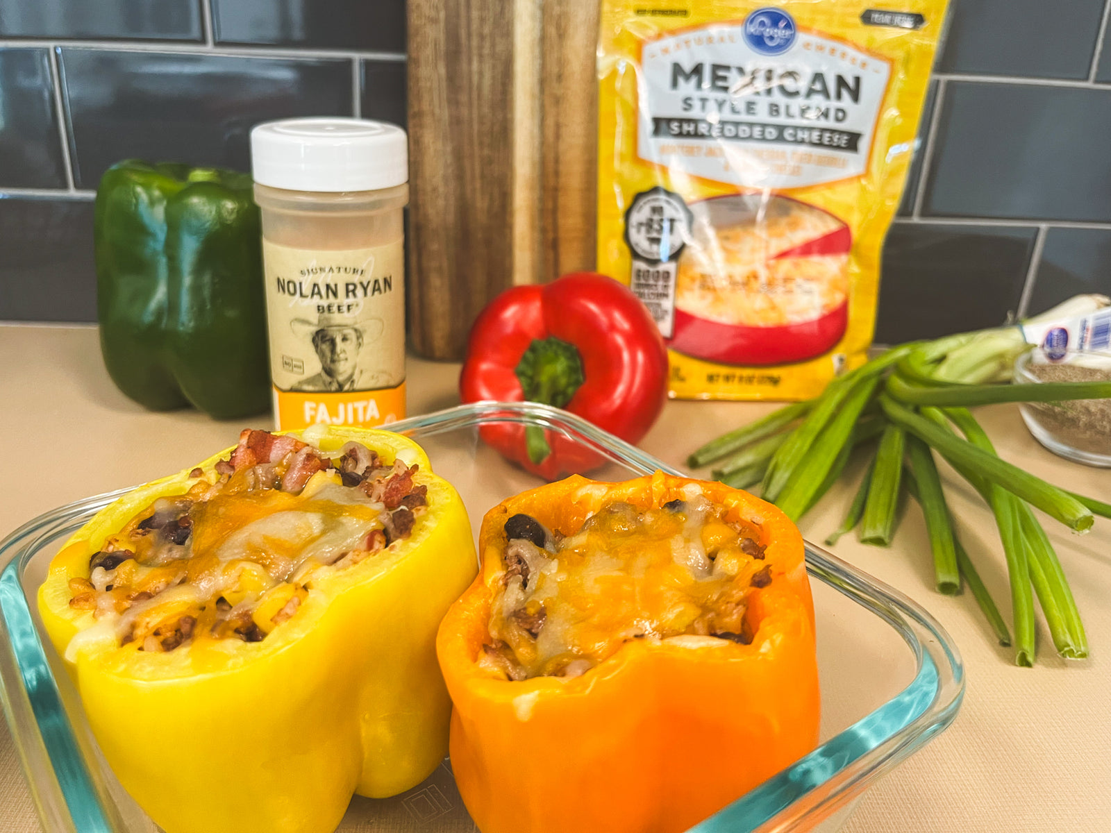 
          
            Nolan Ryan Beef Tex-Mex Stuffed Peppers
          
        