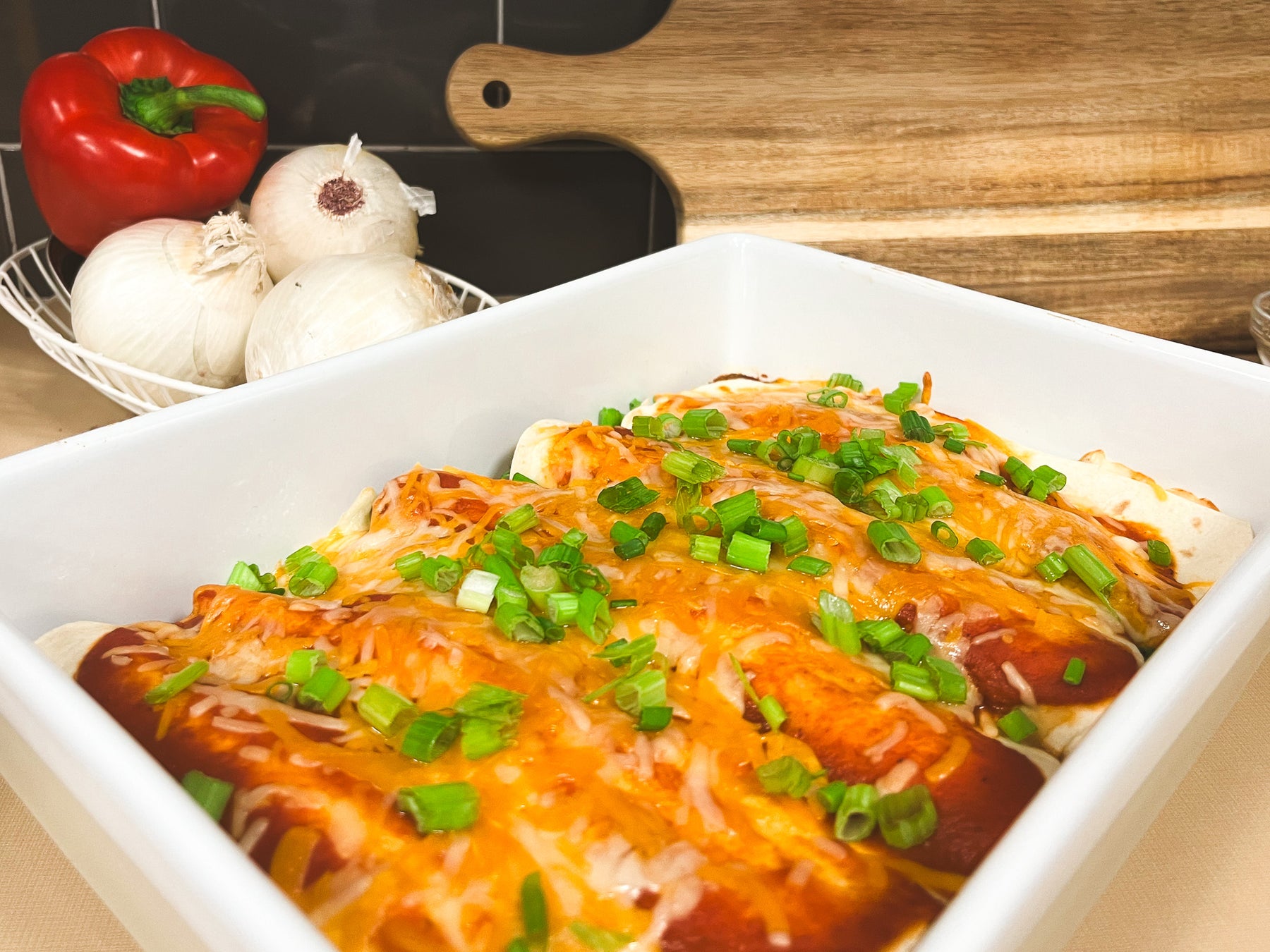 Nolan Ryan Beef Enchiladas