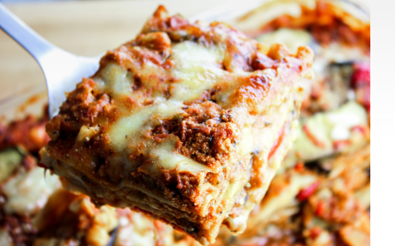 
                Pesto Bolognese Lasagna
              