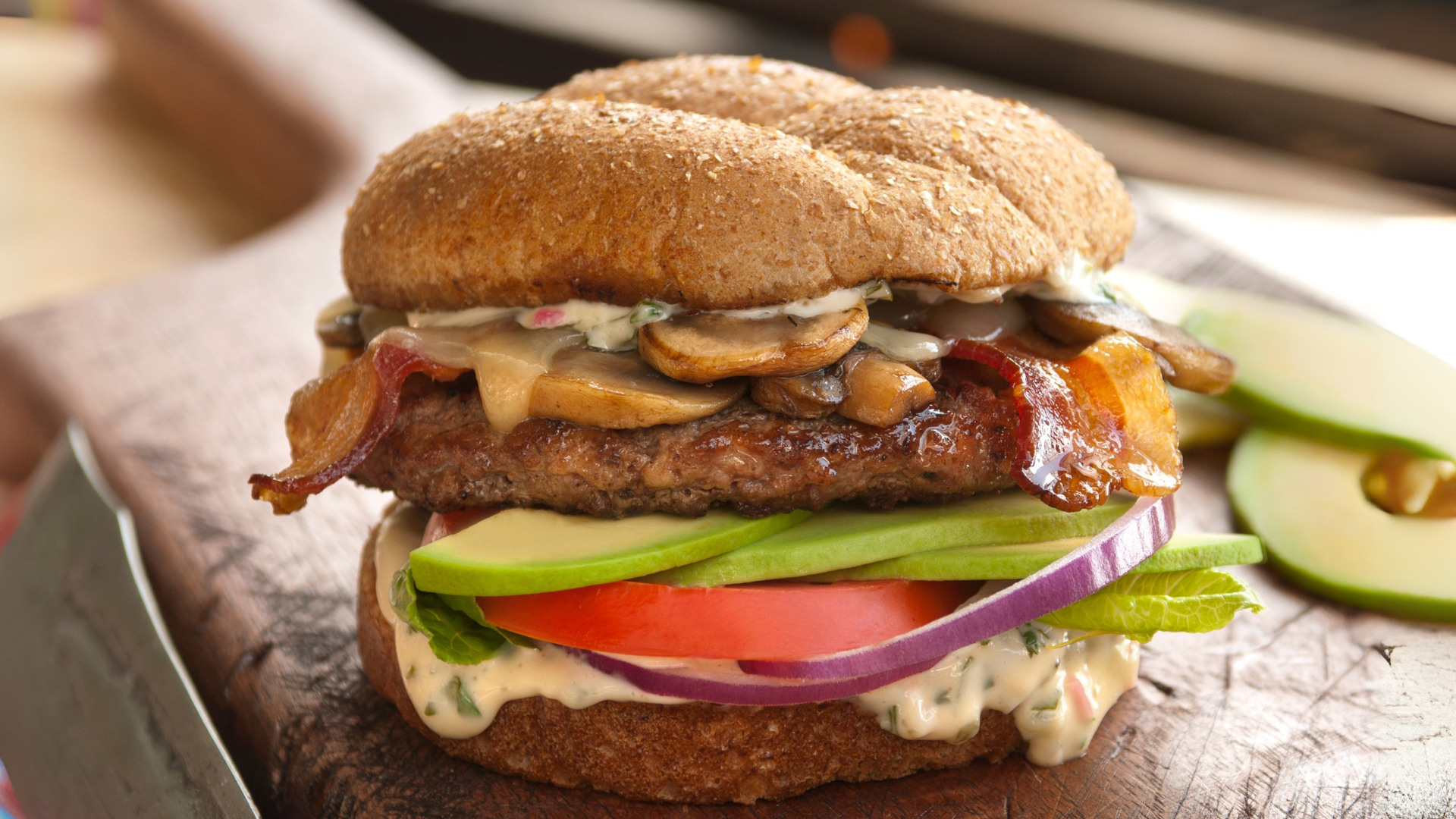
          
            Nolan Ryan's Spicy Baja BLT Burger
          
        